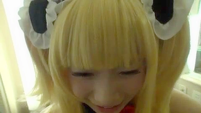 Seductive Japan Maid Tempts with Toys & Wet Hairless Pussy Play