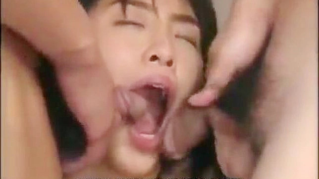 Japanese MMF Threesome Delights with Orgasms & Anal Play