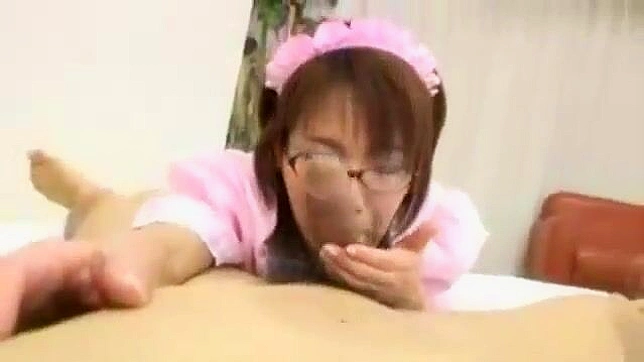 Hot Japanese Girl 18+ with Specs Loves Getting Taken Hardly