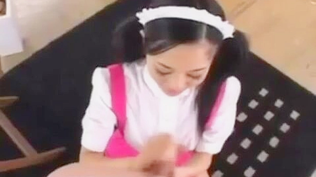 Japan Babe Delivers Hot Blowjob & Epic Facial Finale