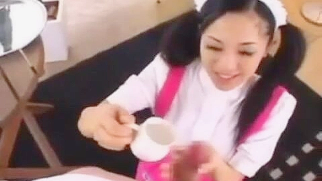 Japan Babe Delivers Hot Blowjob & Epic Facial Finale