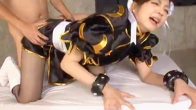 Cosplaying Beauty Bound Tight, Japanese Girl 18+ Finds Her Passionate Side