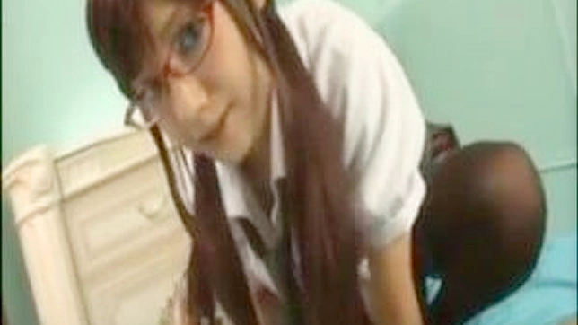 Hot Japanese Schoolgirl 18+ Sucks Hard Cock Before Wild Fuck Fest