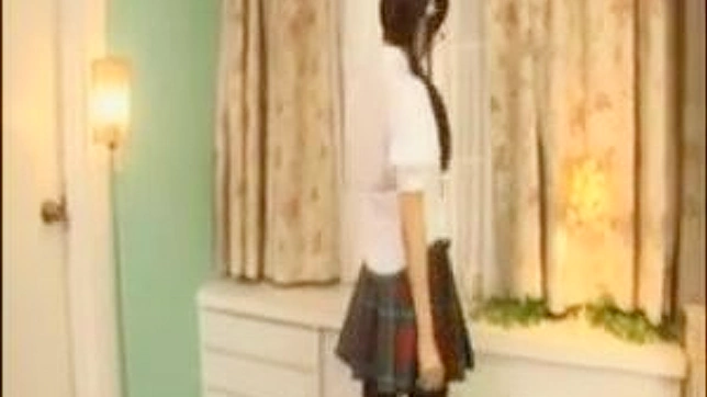 Hot Japanese Schoolgirl 18+ Sucks Hard Cock Before Wild Fuck Fest