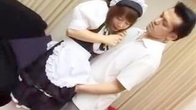 Seductive Japanese Maid Fulfills Wild Desires with Steamy Encounters