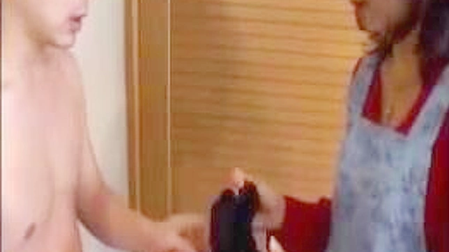 Horny Japanese MILF With Hairy Pussy Gets Wild Oral Sex From Stepson