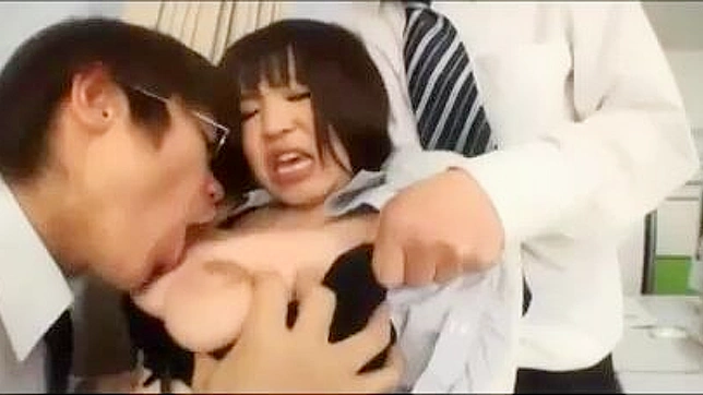 Student & Teacher Fuck Hard Until They Cum Together Wildly