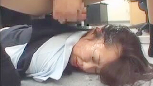 Japanese Office Seductress Sinks Teeth & Nails into Hot Sex