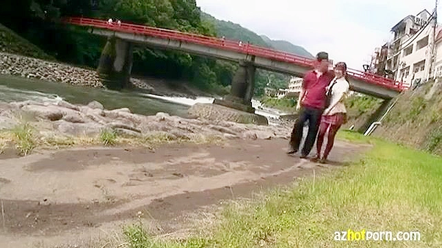 Sexy Japanese Student Toys Herself Outside for Hardcore Fun