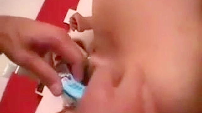 Moaning Japanese Beauty Blissfully Climaxes with Explosive Load