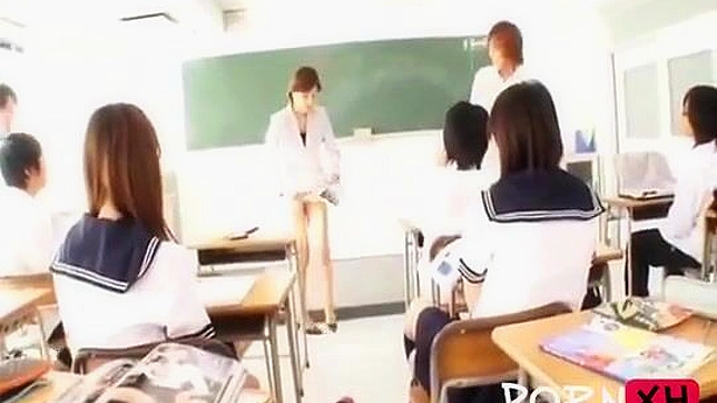 Sultry Japanese Teacher Gives Naughty Student Special Lesson