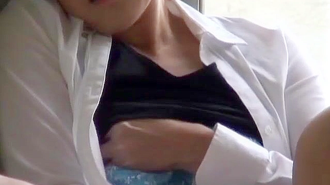 Hot Japanese Milf Self-Pleases On Balcony For Explosive Orgasm