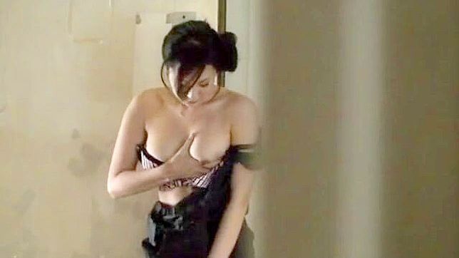 Mature Japanese Woman Pleasures Herself Publicly On Balcony