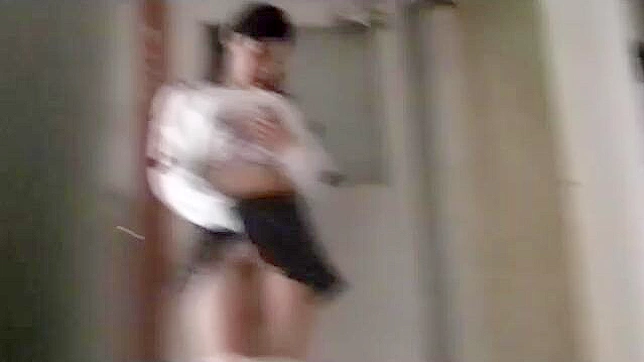 Sultry Asian Matriarch Masturbates Wildly On The Balcony For Ecstasy Soak