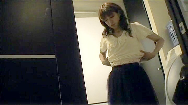 Sensual Japanese MILF Masturbates Quietly While Neighbors Listen Closely