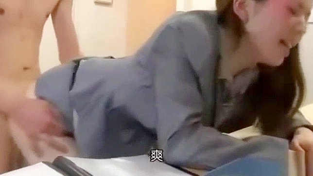 Seductive Japanese Teacher Engages in Naughty Secret Fuck