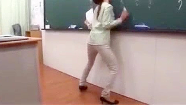 Secret Japanese Gloryhole Action Unveiled in Class Room