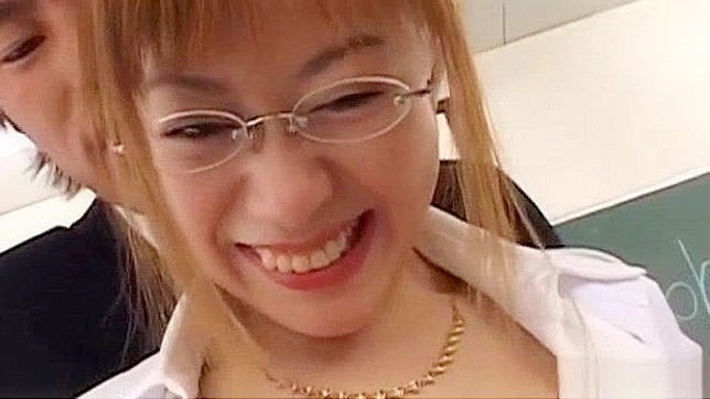 Hina Aizawa Seduces Student, Gets Fucked Hard in Class by Her Naughty Partner