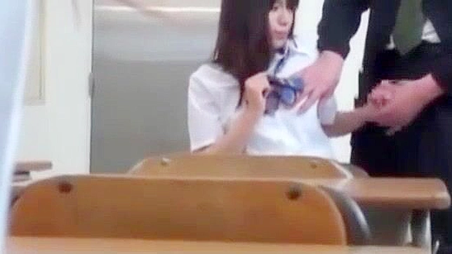 Japan Schoolgirl 18+ Seduces Her Teacher For A Wild Classroom Fuck