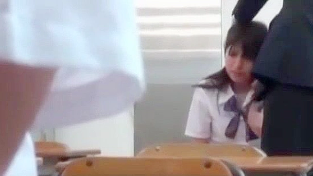Japan Schoolgirl 18+ Seduces Her Teacher For A Wild Classroom Fuck