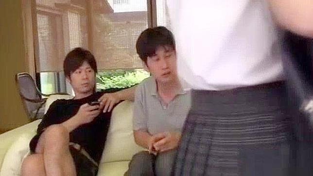 Hot Japanese Teen 18+ Deepthroats Hard Cock in Sexy Film