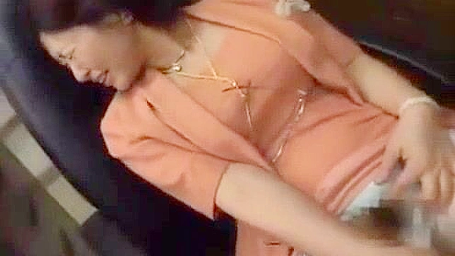 Seductive Japanese MILF Pleasures Herself in Class Secretly