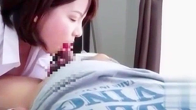 Pretty Japanese Teacher Helps Student Learn New Tricks