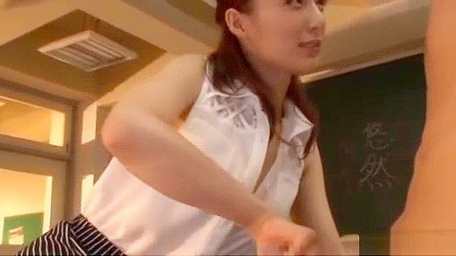 Cute Japanese Teacher Enjoys Naughty Playtime With Hot Student