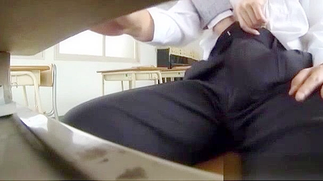 Yui Tatsumi's Japanese MILF Classroom Fuck POV Action