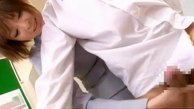 Skinny Japanese Office Girl's 18+ Teasing Leads to Steamy Hookup with Colleague