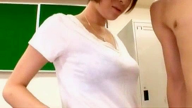 Skinny Japanese Office Girl's 18+ Teasing Leads to Steamy Hookup with Colleague