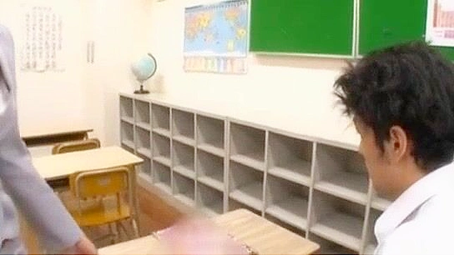 Skinny Japanese Office Girl's 18+ Teasing Leads to Steamy Hookup with Colleague