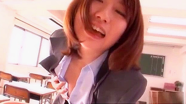 Chika Sena's Naughty School Orgasm - A Hot Solo Showdown