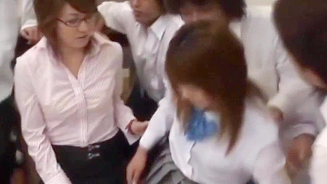 Forbidden Japanese Teacher Seduces Her Desperate Students