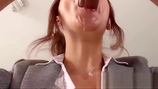 Japanese Teacher Gives Blowjob, Takes Cum from Student's Cock