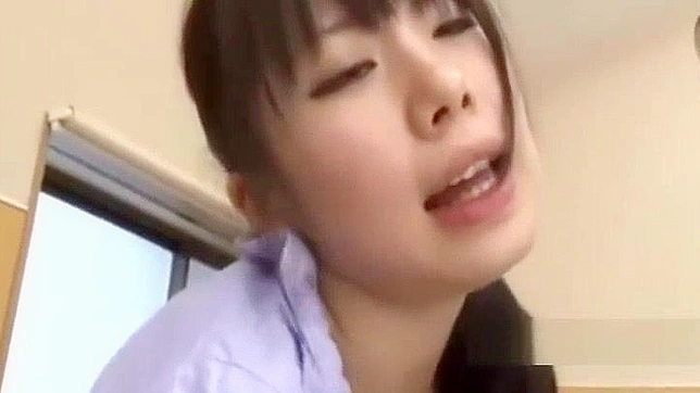 Hot Japanese Student Fucks Teacher While Tit-Tit-Banging His Cock Hard