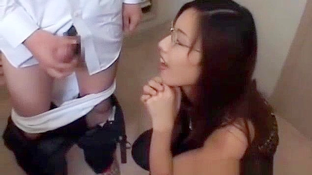 Passionate Japanese Tutor Teases Student's Hole Before Cum Show