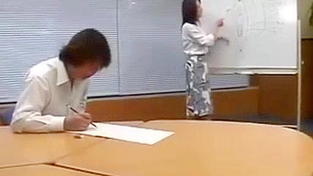 Wild Japanese Sex Ed Turns Into Steaming Hot Action