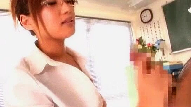 Naughty Japanese Teacher Rio's Explicit Classroom Pleasures Revealed