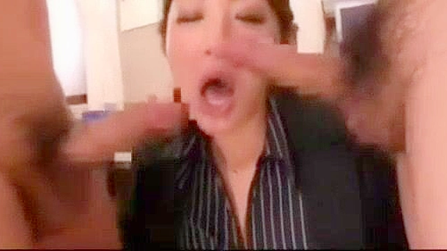 Seductive Japanese Teacher Gives Mind-Bending Blowjob Showdown