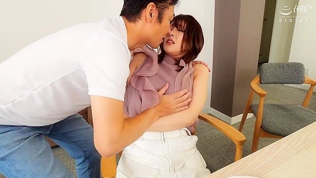 Submissive Japanese Cuckold Watches Wife Getting Hardcore Fucked