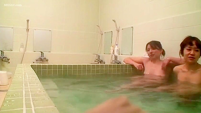 Enjoy Secretly Watching Hot Japanese Babes With Plump Tits In Showers