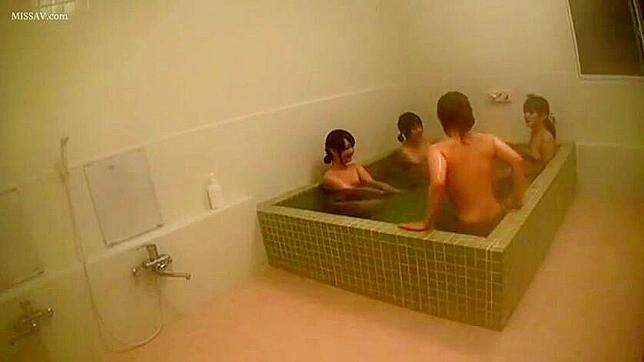 Secretly Watching Naked Japanese Woman Wash Herself In Public