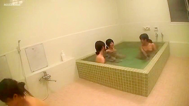 Secretly Watching Naked Japanese Woman Wash Herself In Public