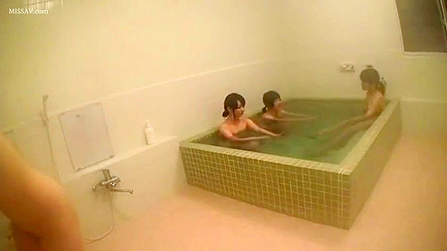 Secretly Watching Naked Japanese Woman Wash Herself In Public