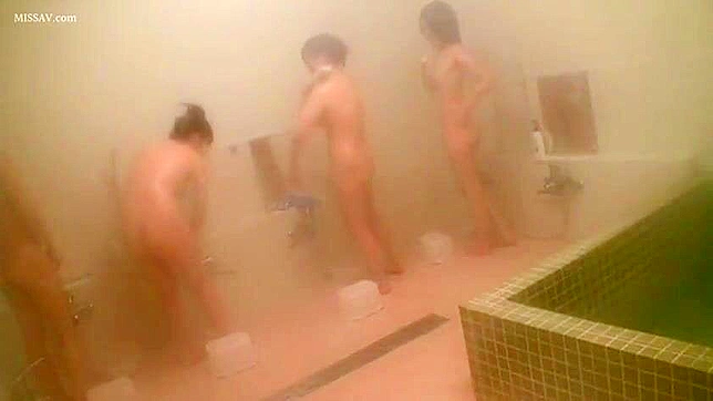 Caught Watching Young, Nude Japanese Girls In Public Shower Fun