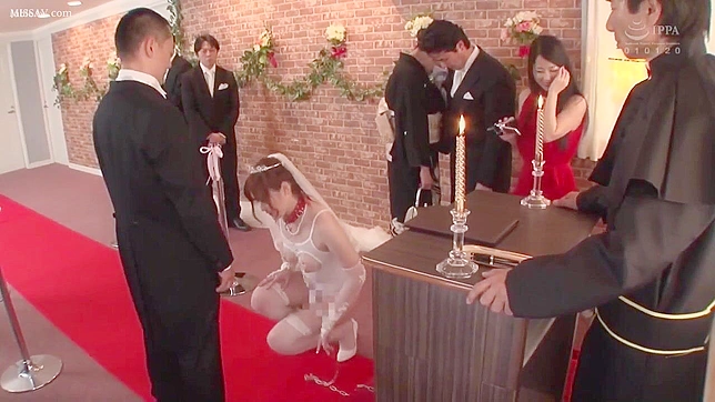 Submissive Bride Faces Rough Wedded Night Pleasure Assault