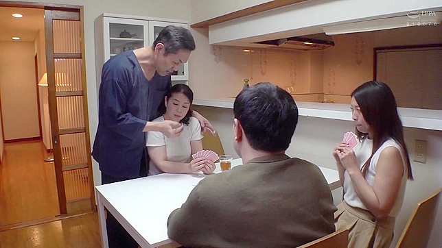 Hot Japanese Wife Nails Best Friend As Husband Looks On