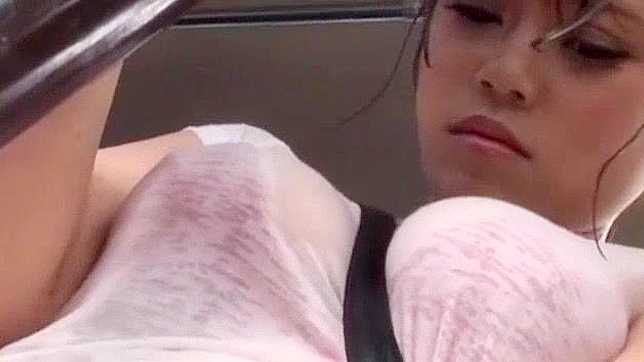 Hot Japanese Babes Reon & Yuka Naughty Bus Sex Showdown