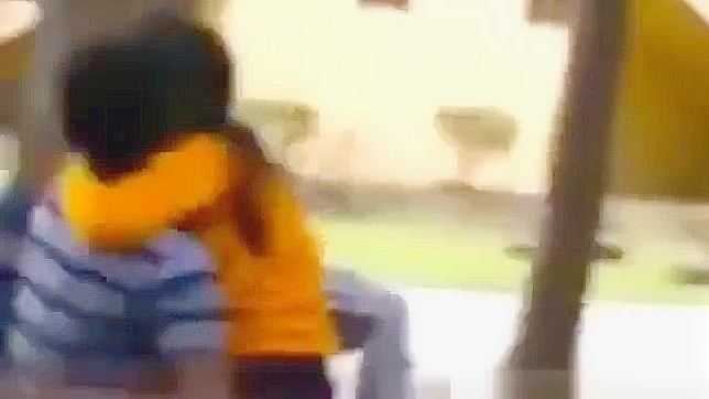 Pakistani Indian Couple Enjoy Steamy Public Sex on Park Bench